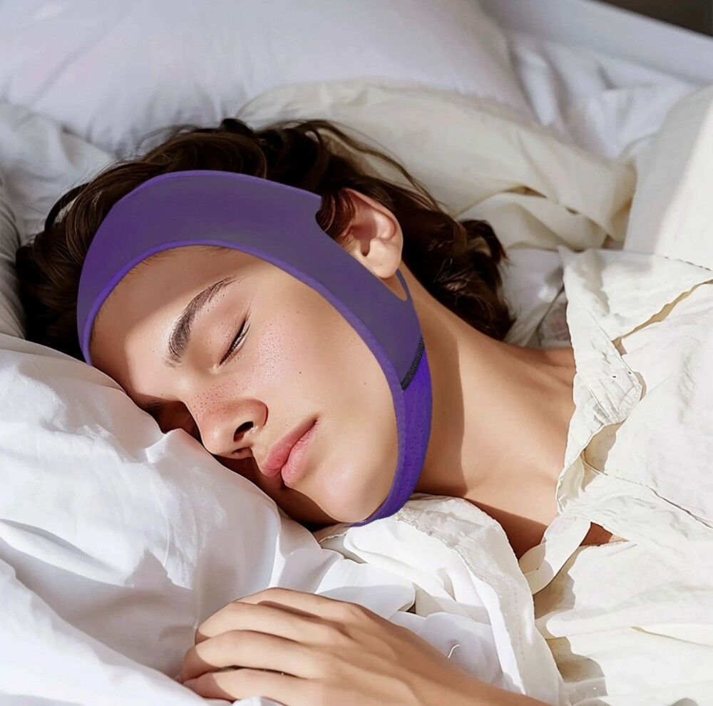Yuibthr Chin Strap for Sleeping, V Line Lifting Mask, Reusable Light Green.
